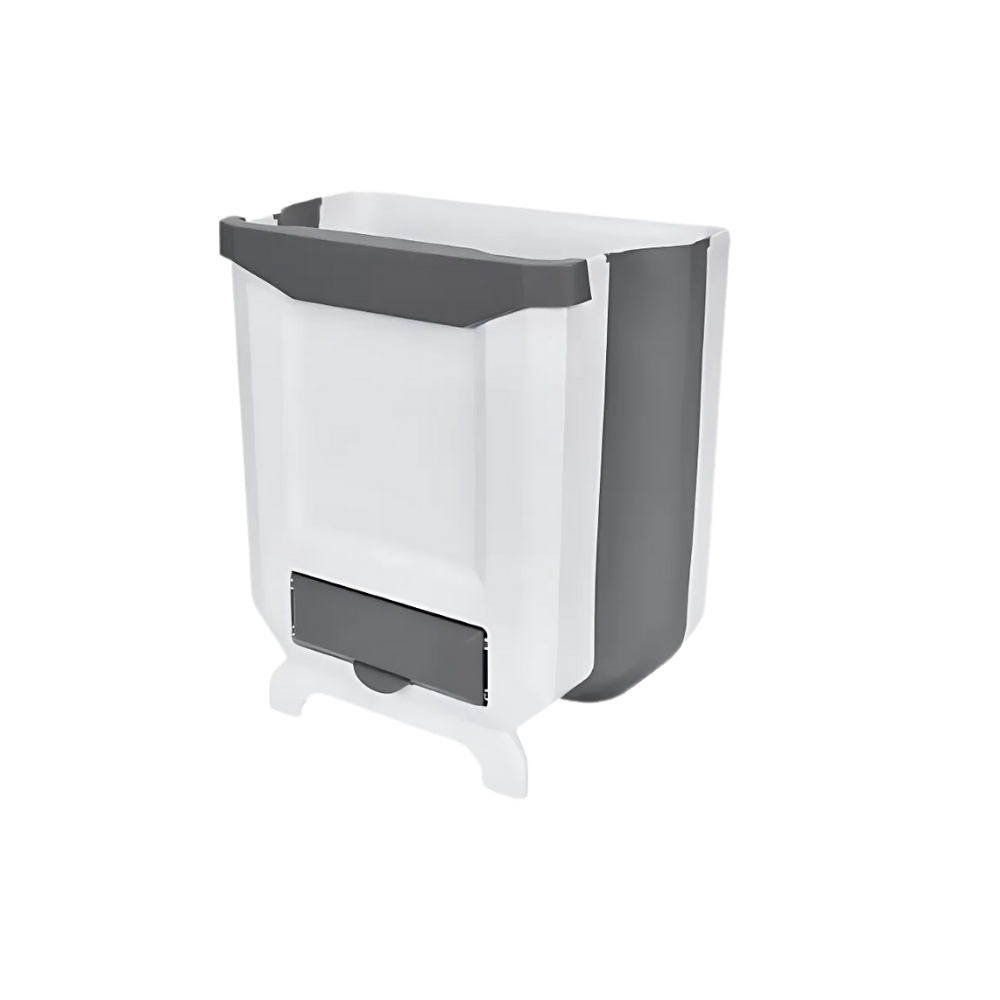 High Capacity Collapsible Trash Can -White - Ozerty