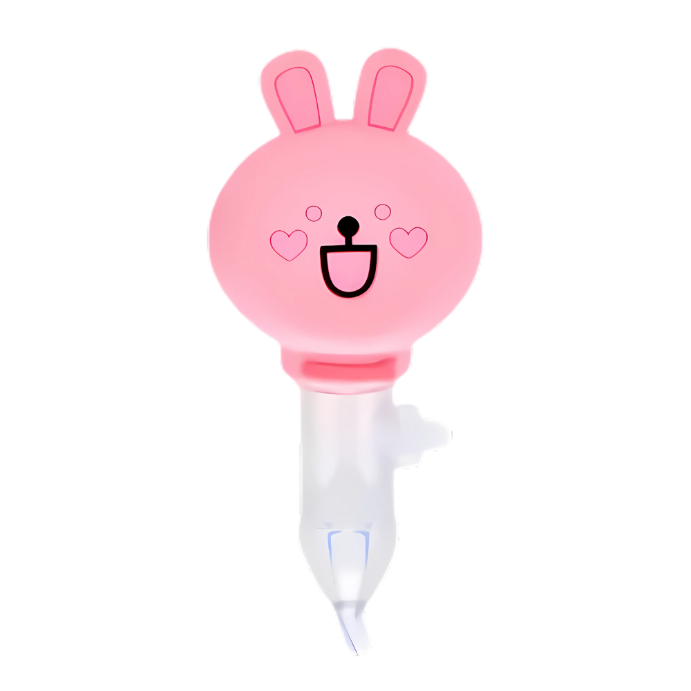 Hygienic Silicone Nasal Suction -Pink - Ozerty