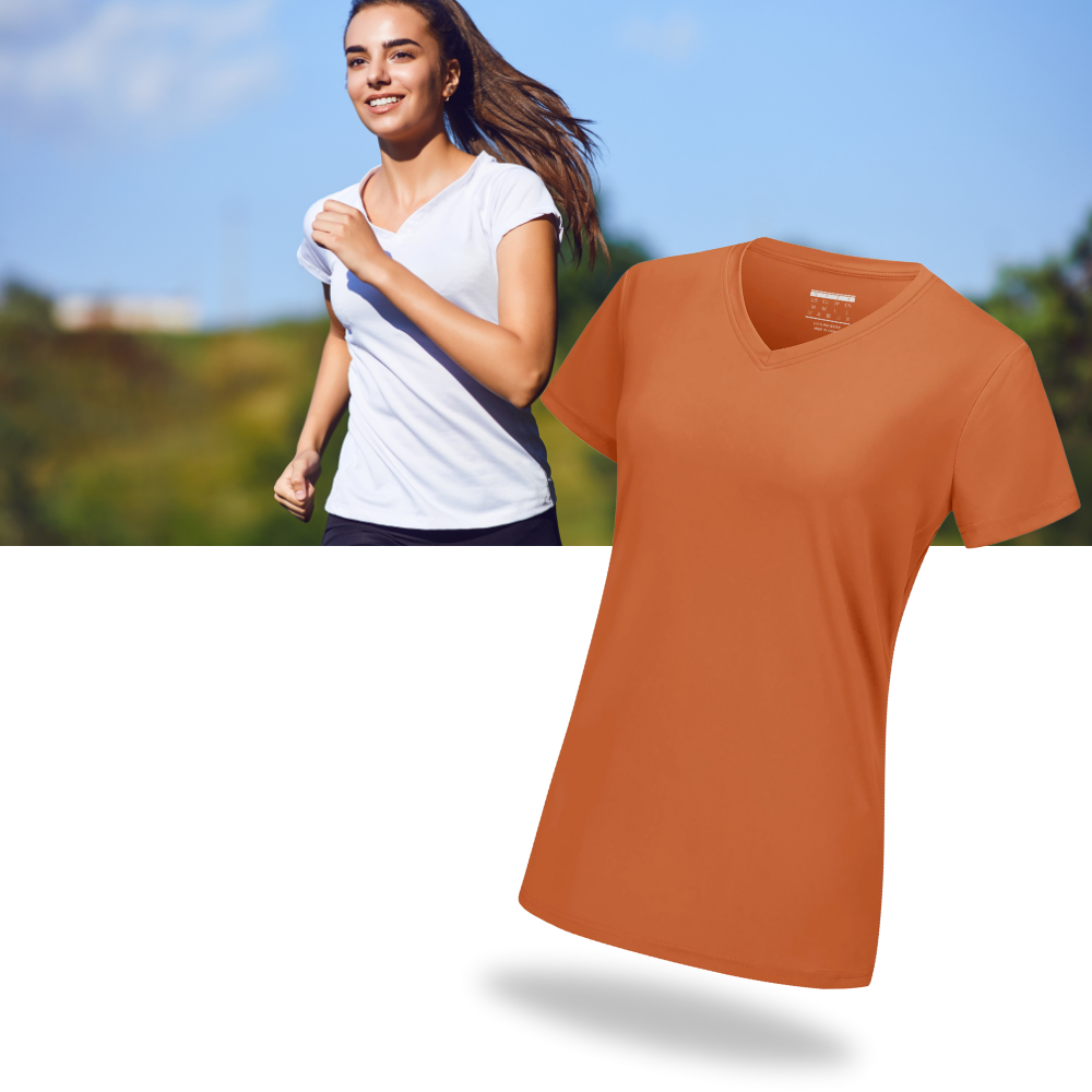 Instant Cooling V-neck Shirts Women - Ozerty