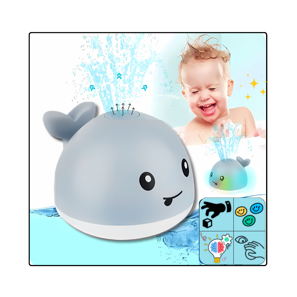 Interactive Whale Bath Toy With Lights - Ozerty