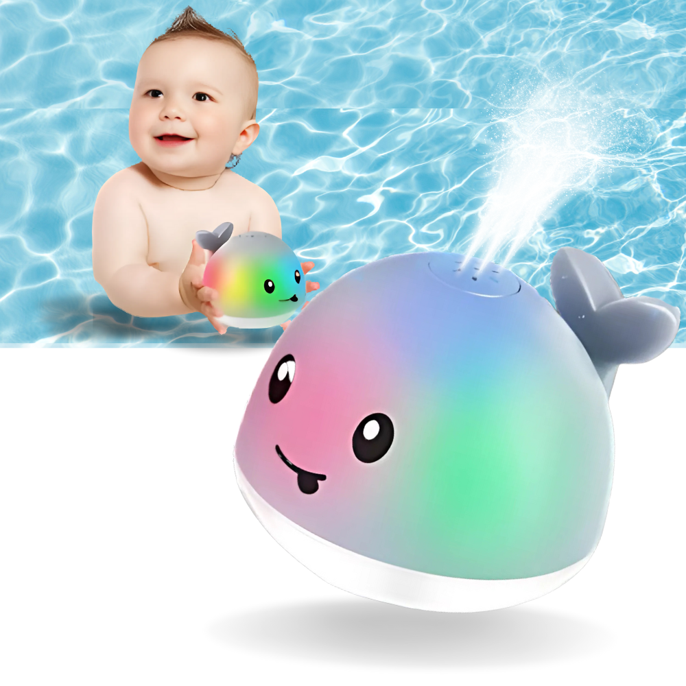 Interactive Whale Bath Toy With Lights - Ozerty