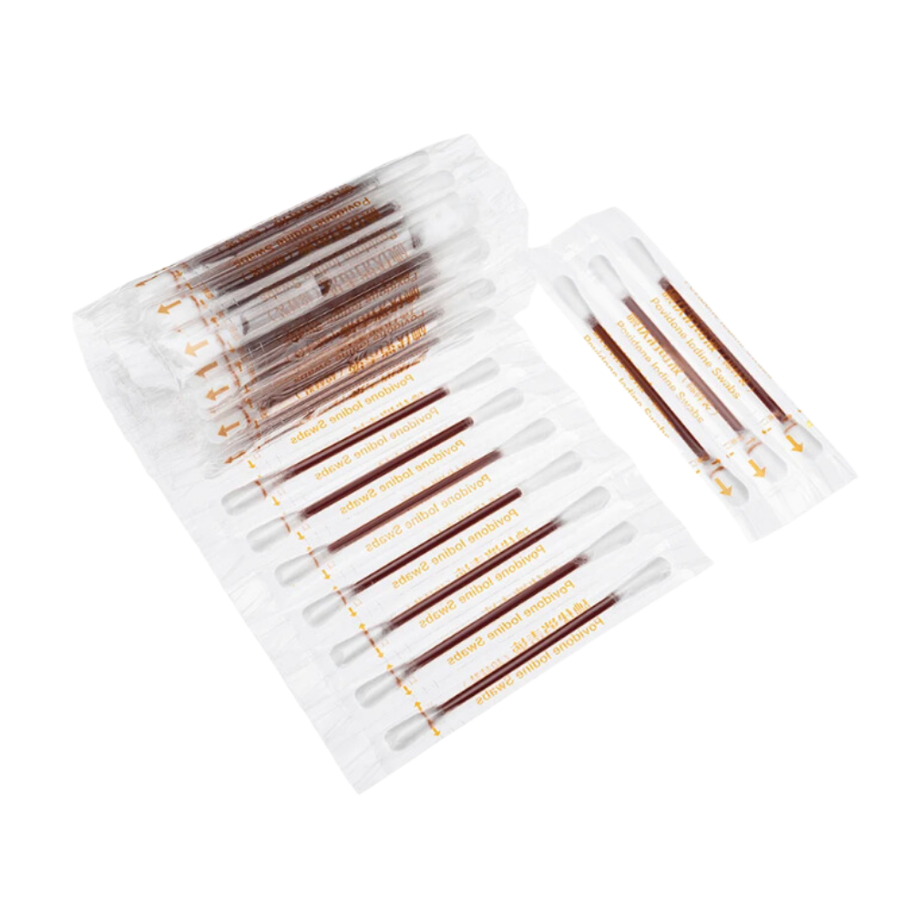 Iodine Swabsticks -50pcs iodine swabs - Ozerty