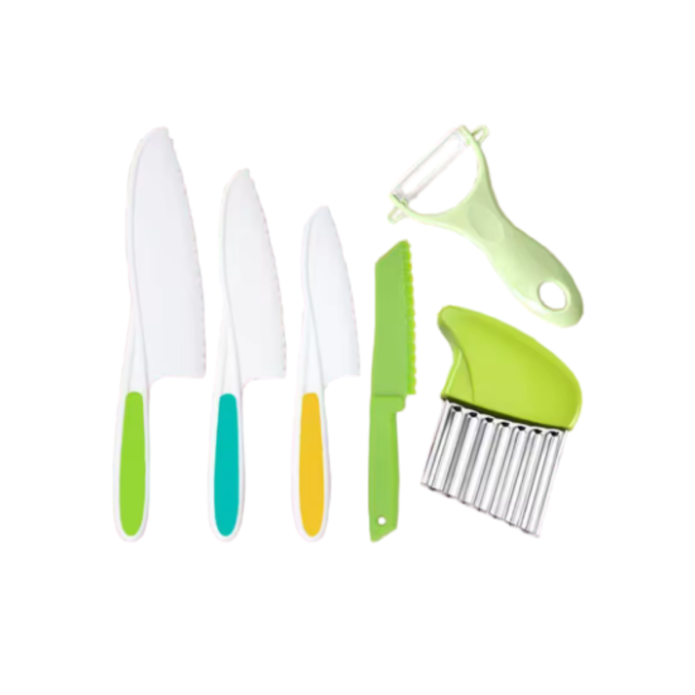 Kid Friendly Kitchen Set Toy -Green - Ozerty