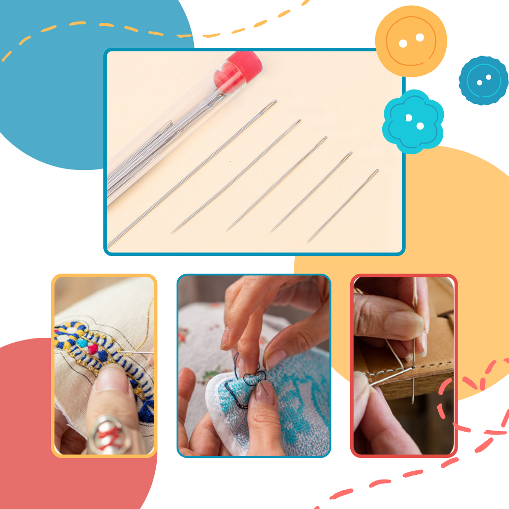 Large Eye Embroidery Needle Kit - Ozerty