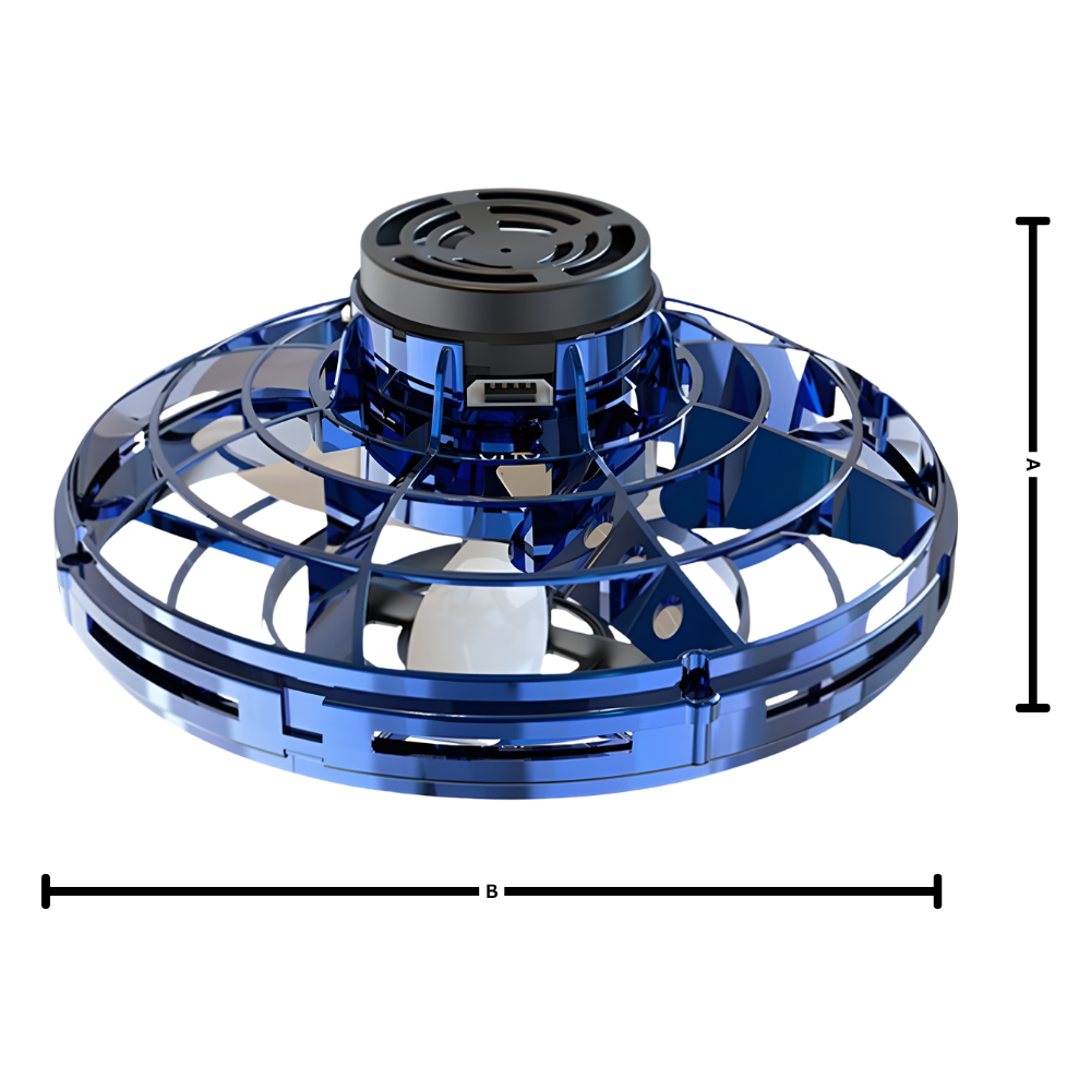 Launch The Fun UFO Mini Drone Spinner - Ozerty