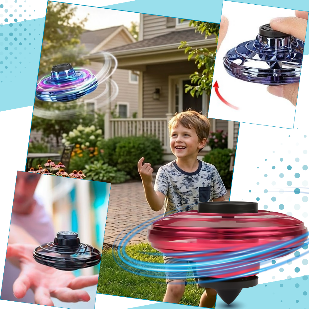Launch The Fun UFO Mini Drone Spinner - Ozerty