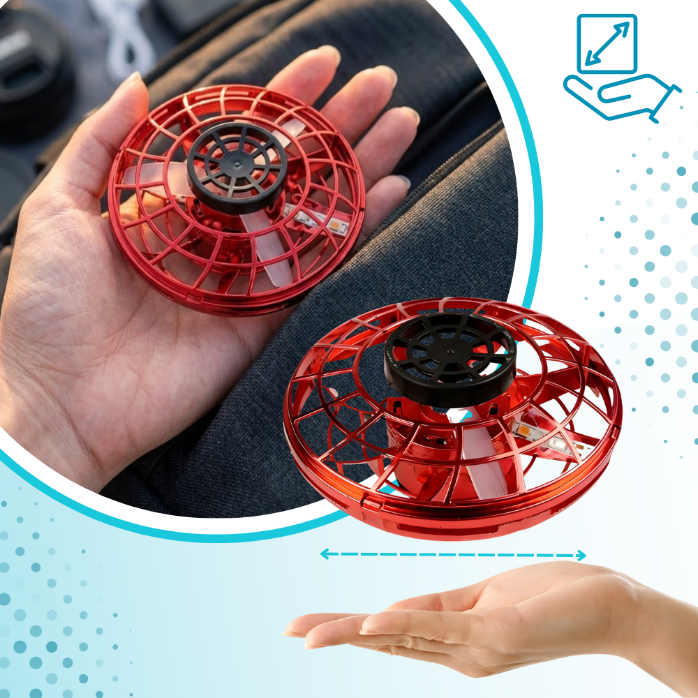 Launch The Fun UFO Mini Drone Spinner - Ozerty
