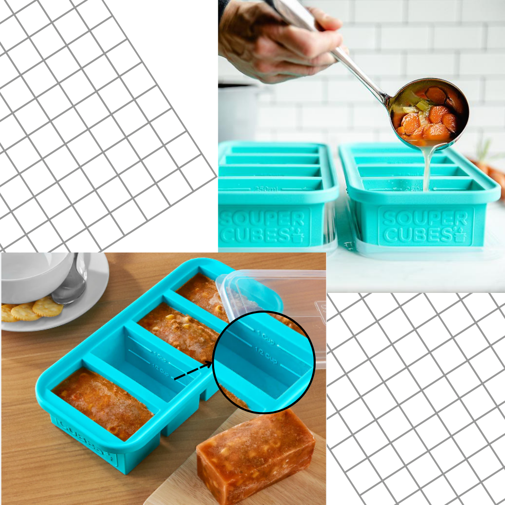 Leakproof Lid Souper Cubes  - Ozerty