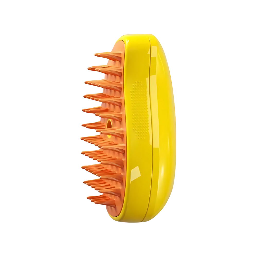 Multi-function Cat Slicker Brush -Yellow - Ozerty