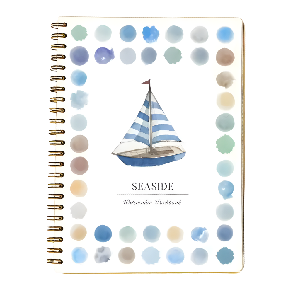 Multi-Theme Water Coloring Book -Seaside - Ozerty