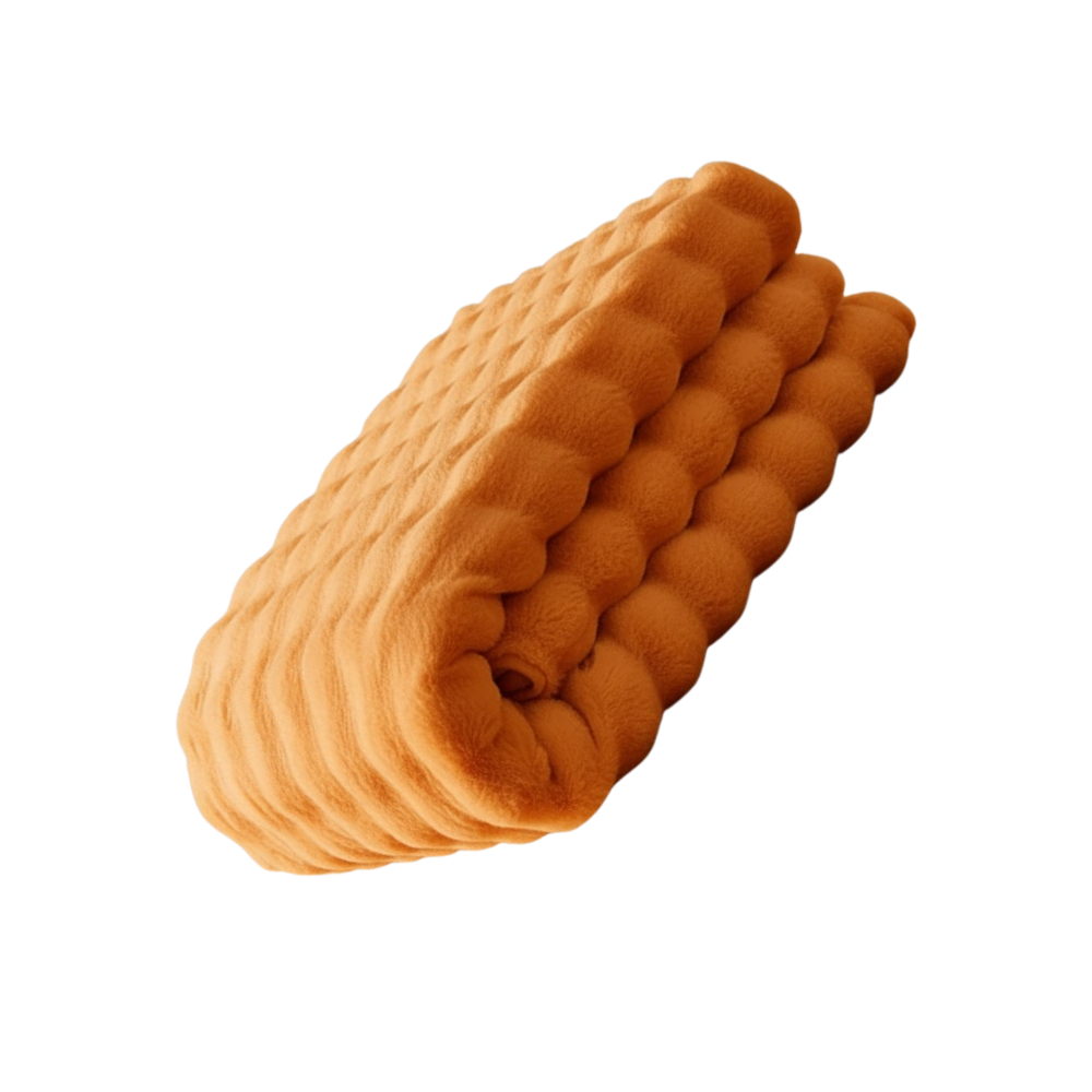 Non-Slip Comfy Sofa Plush Covers -Orange - Ozerty