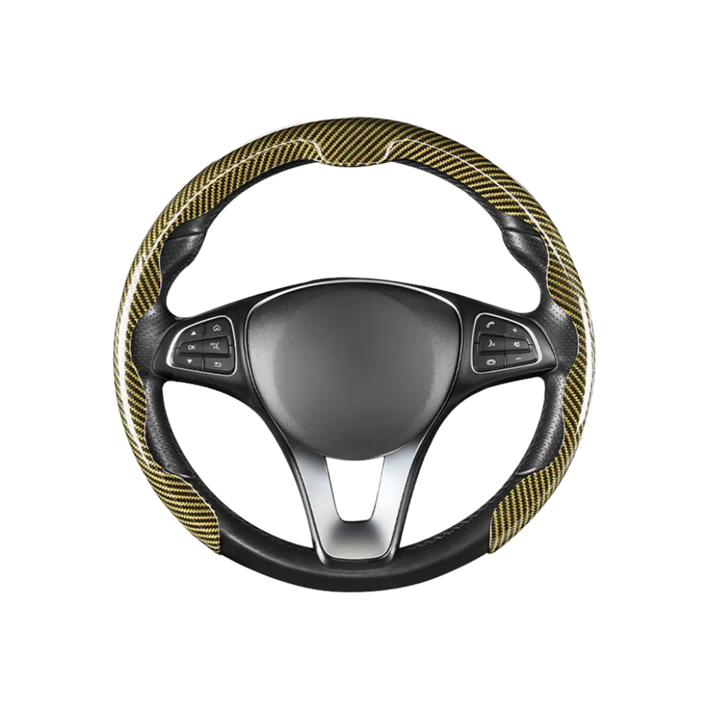 Non-Slip Steering Wheel Cover  -Green - Ozerty