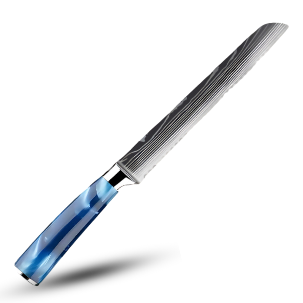 Ocean Blue Japanese Knives  -Pankiri - Bread Knife 8 inch/ 19 cm - Ozerty