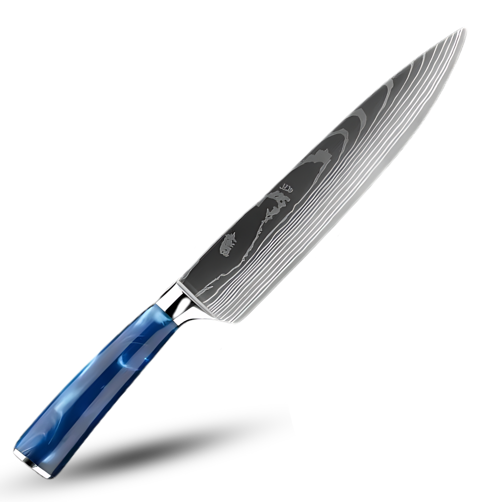 Ocean Blue Japanese Knives  -Gyutoh - Chef Knife 8 inch/20 cm - Ozerty