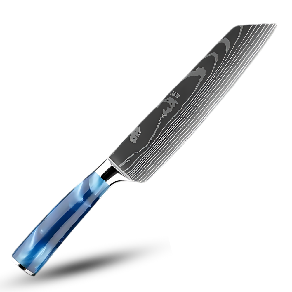 Ocean Blue Japanese Knives  -Kiritsuke Knife- Chef's Knife 8 inch/19 cm - Ozerty