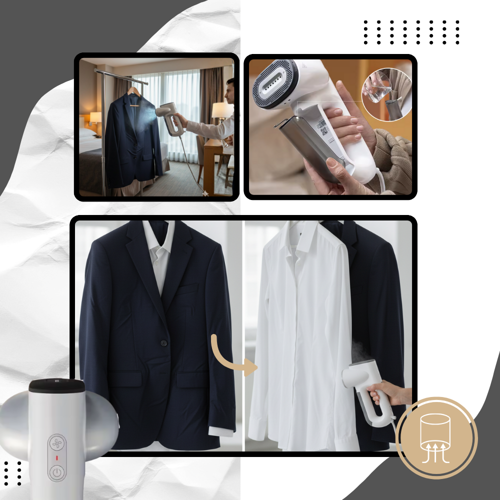 Portable Garment Vacuum Steamer - Ozerty