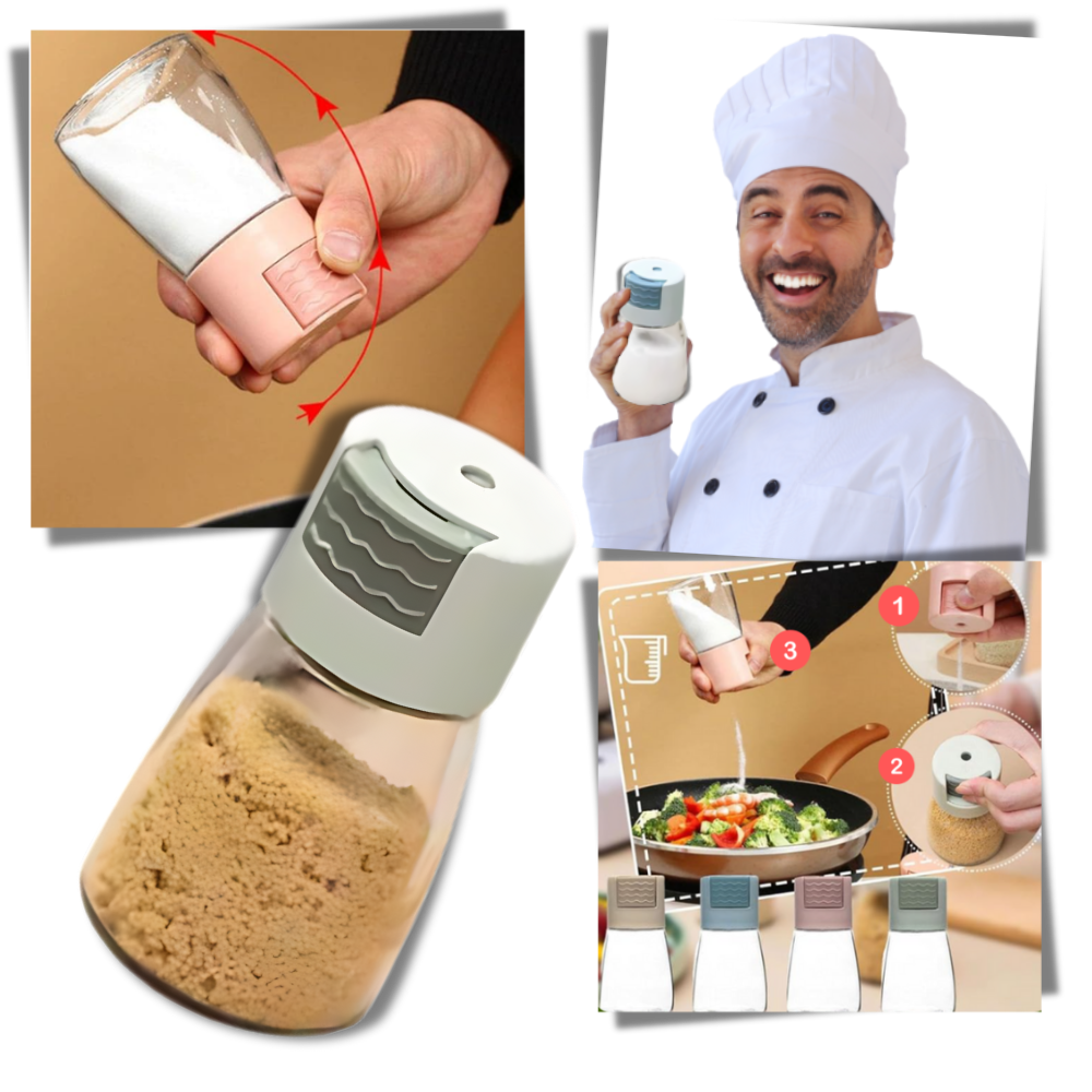Precise Control Salt and Pepper Shakers - Ozerty
