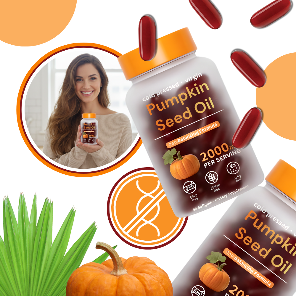 Pumpkin Seeds Oil Soft Gels - Ozerty