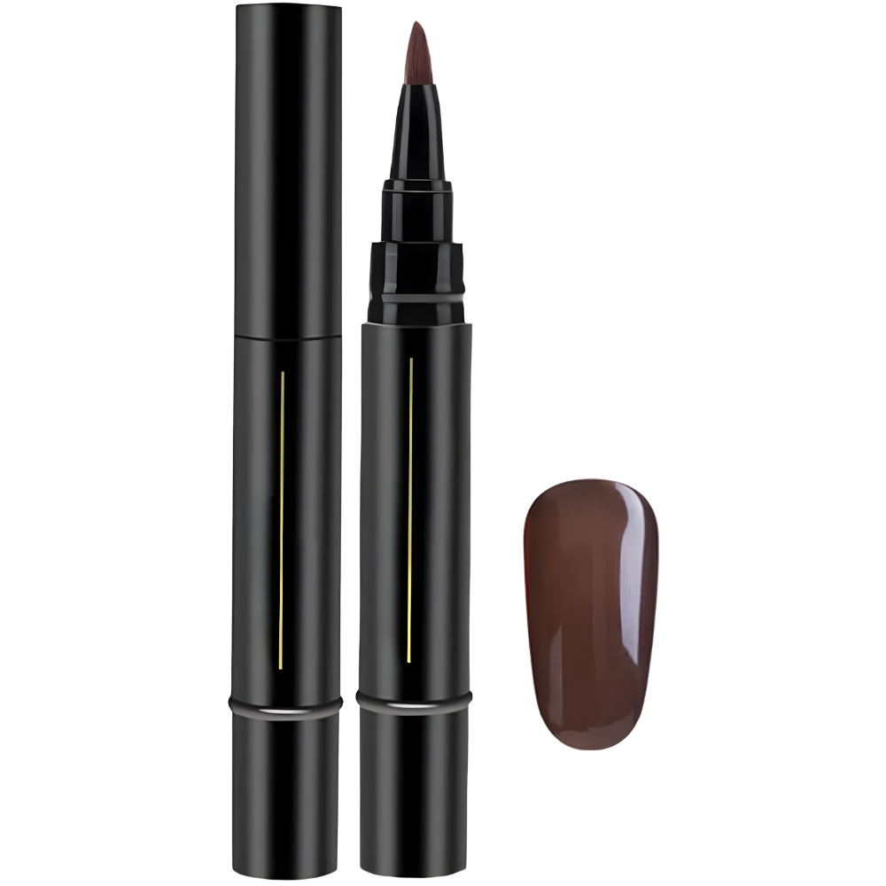 Quick Dry Nail Polish Pen -Taupe Brown - Ozerty