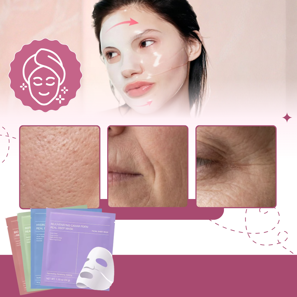 Rejuvenate & Hydrate Collagen Face Mask - Ozerty