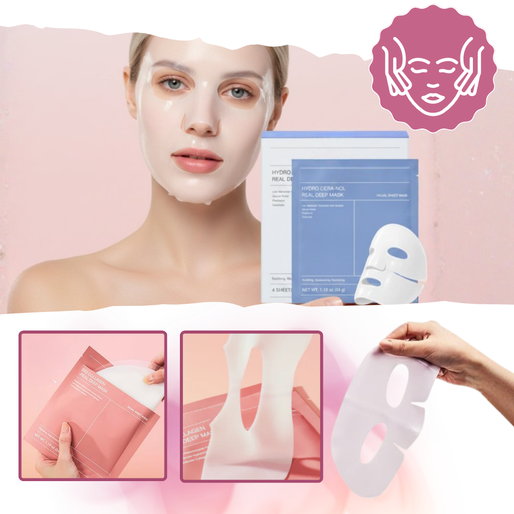 Rejuvenate & Hydrate Collagen Face Mask - Ozerty