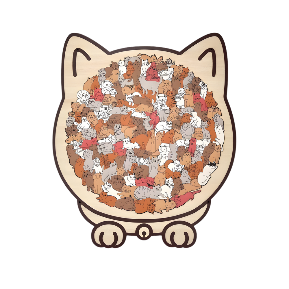 Relaxing Jigsaw Cat Puzzle  -Warm Cat - Ozerty