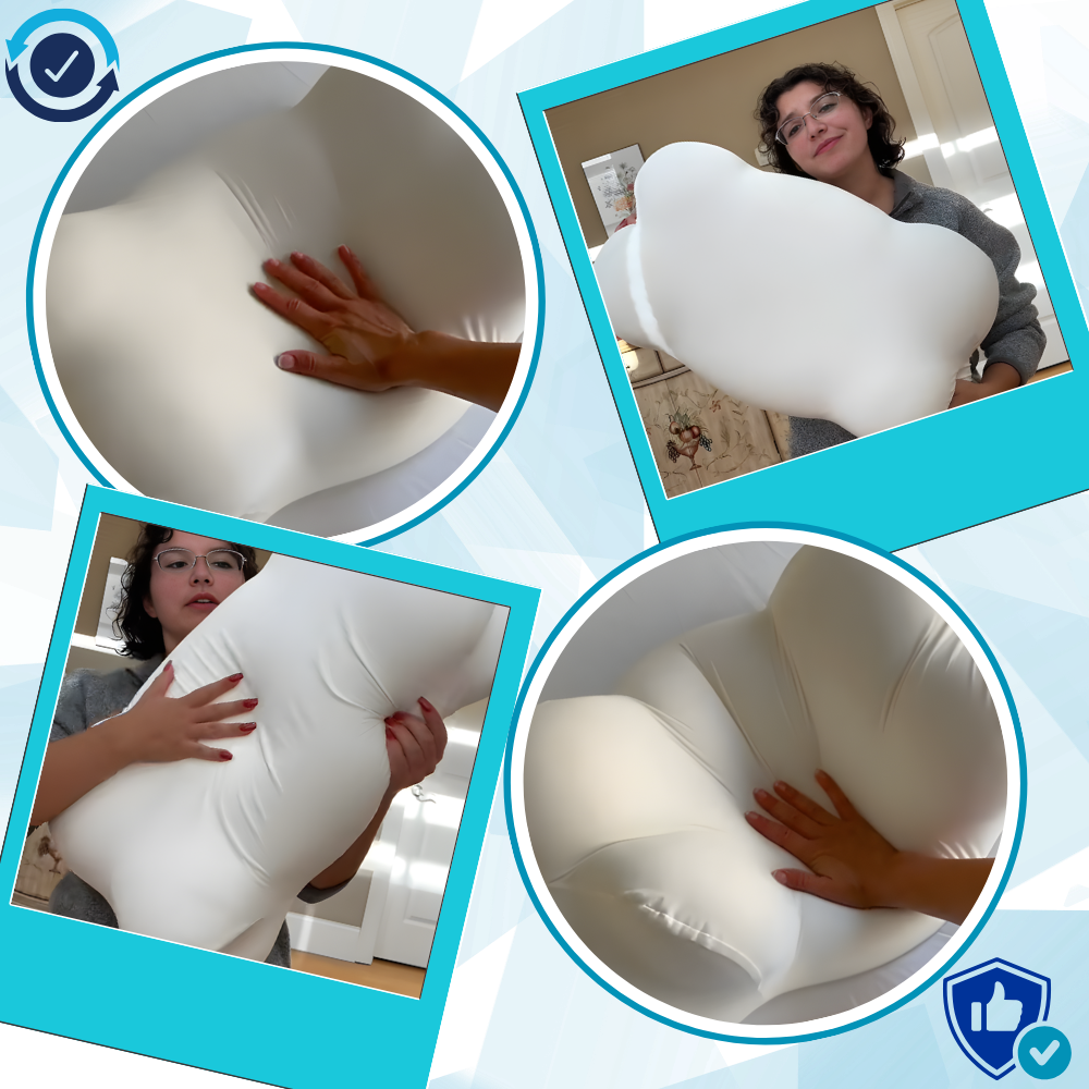 Restful Calm Night Ergonomic Pillow - Ozerty