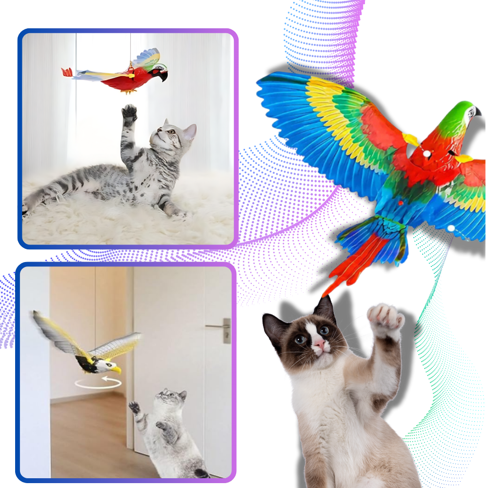 Simulated Flying Bird Cat Toy - Ozerty