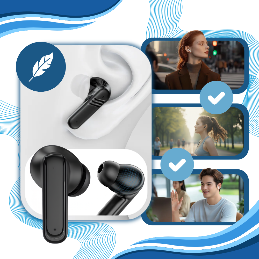 Smart Noise Cancelling Earbuds - Ozerty