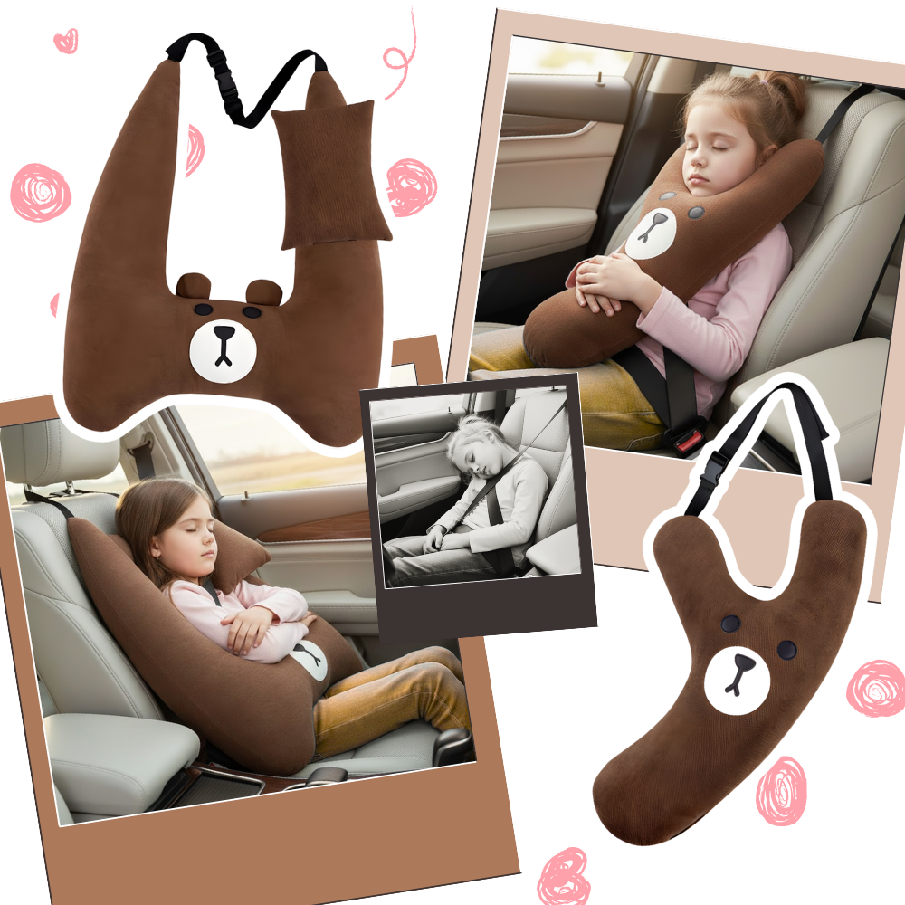 Soft Relief Kid's Seat Belt Pillow  - Ozerty