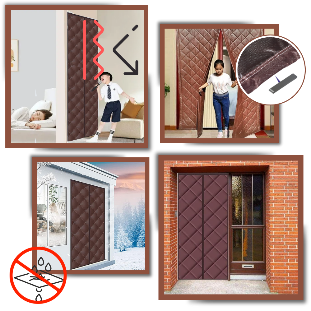 Stylish Thermal Efficient Door Curtain  - Ozerty