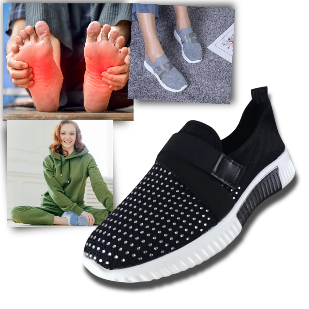 Ultra-Light Velcro Straps Orthopedic Sneakers  - Ozerty