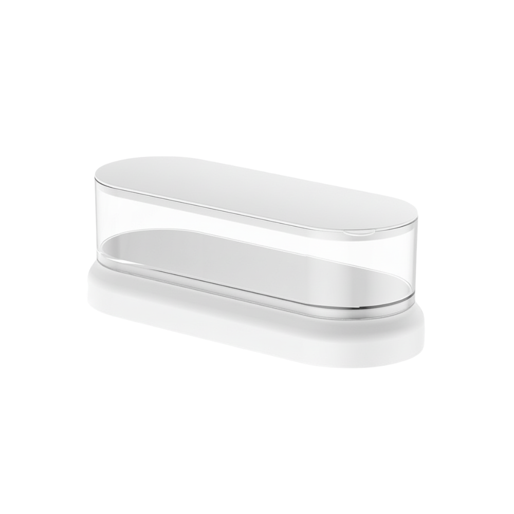 Ultrasonic Jewelry Cleaner Machine -White Glass - Ozerty