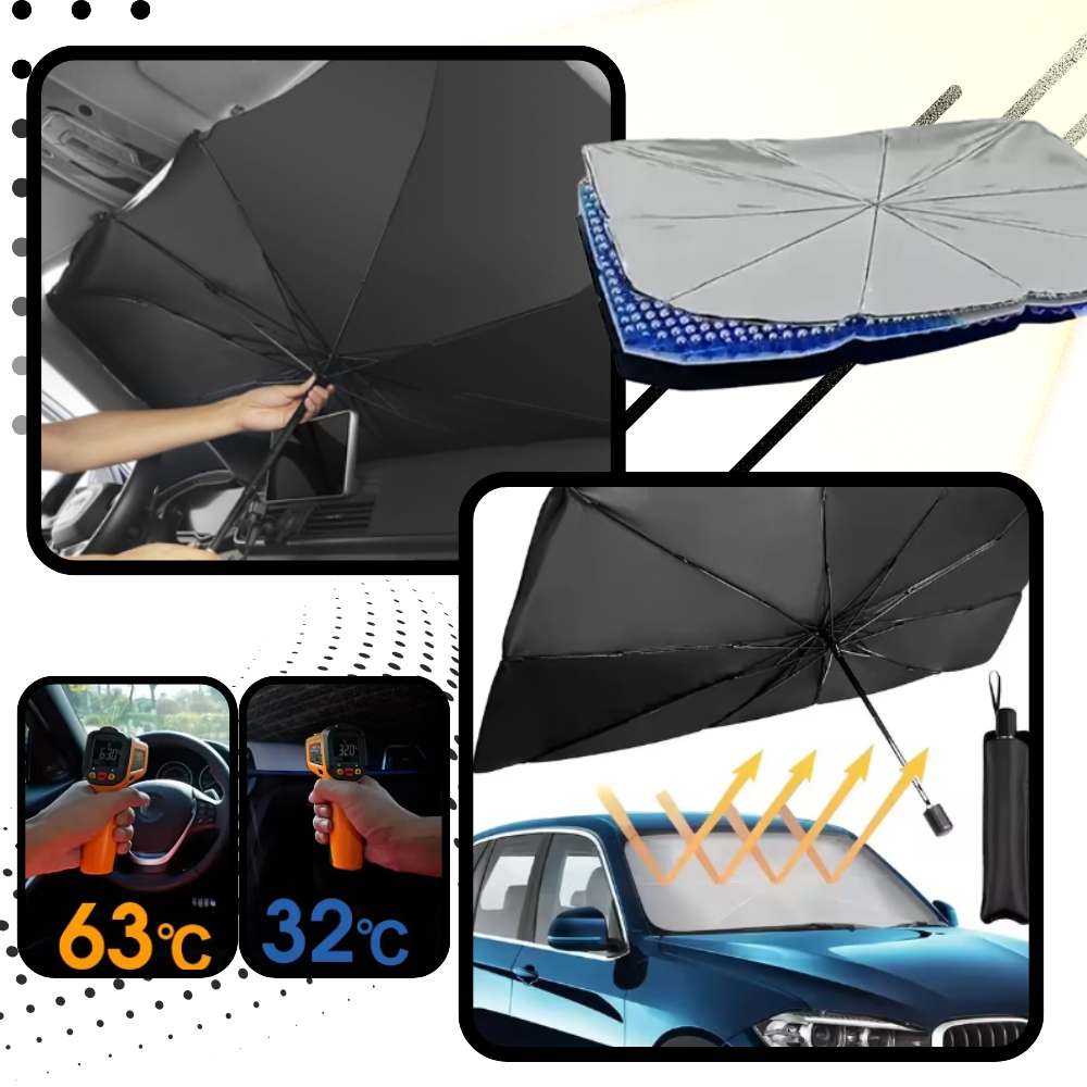 UV Protection Car Windshield Umbrella - Ozerty