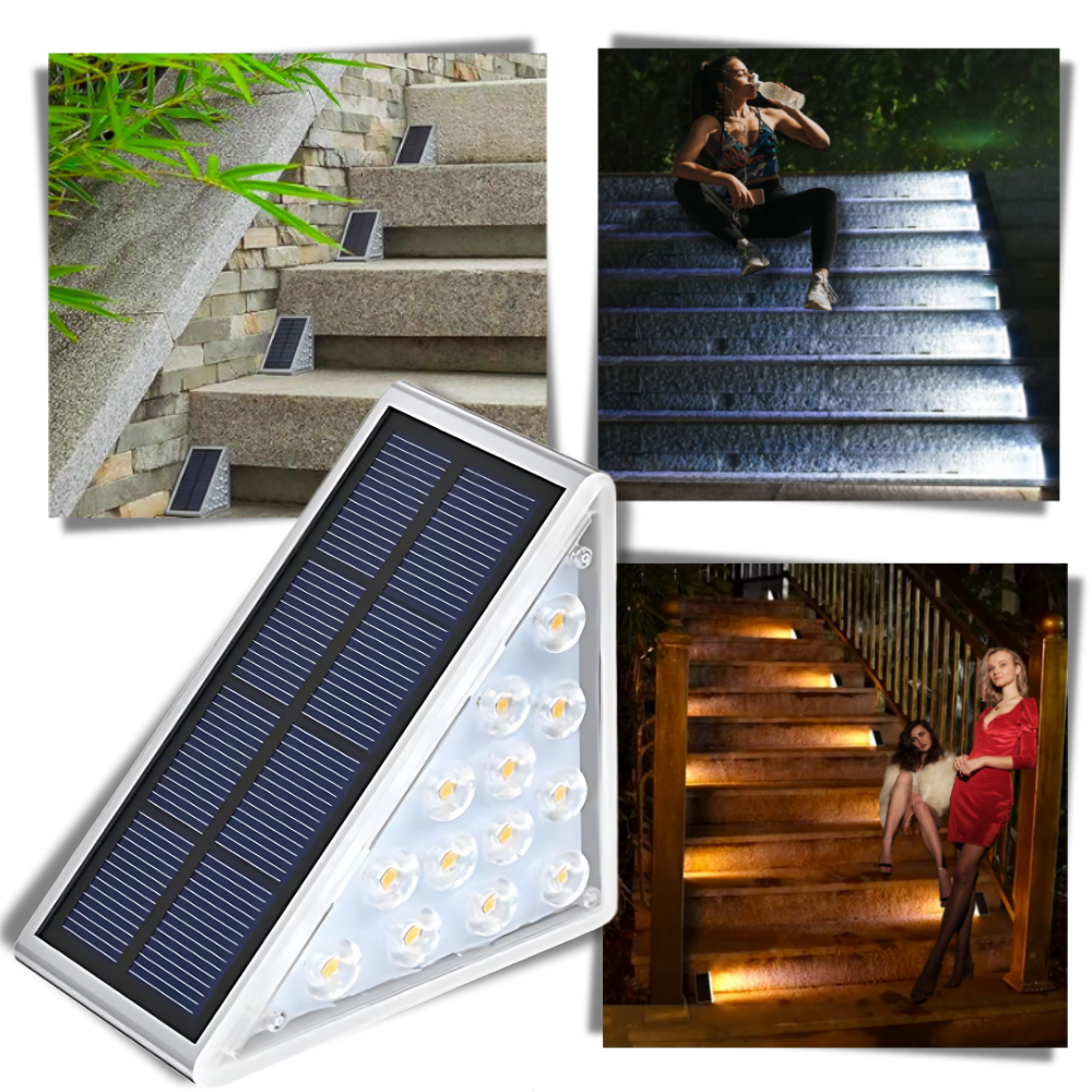 Waterproof Solar Step Lights  - Ozerty