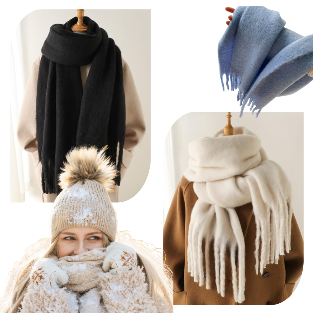 Women's Cozy Elegance Scarf - Ozerty