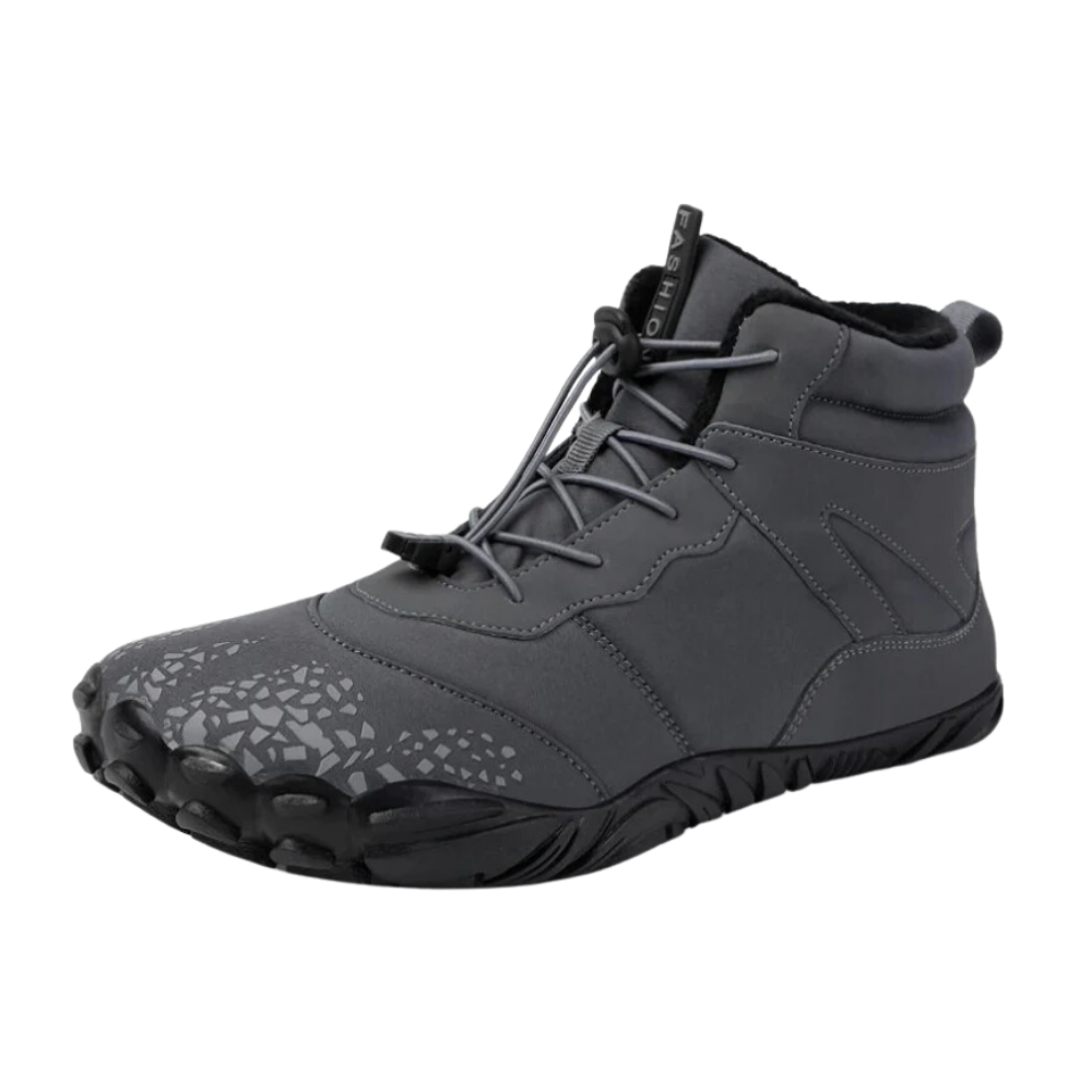 Zero Heel Waterproofing Hiking Shoes -Grey - Ozerty