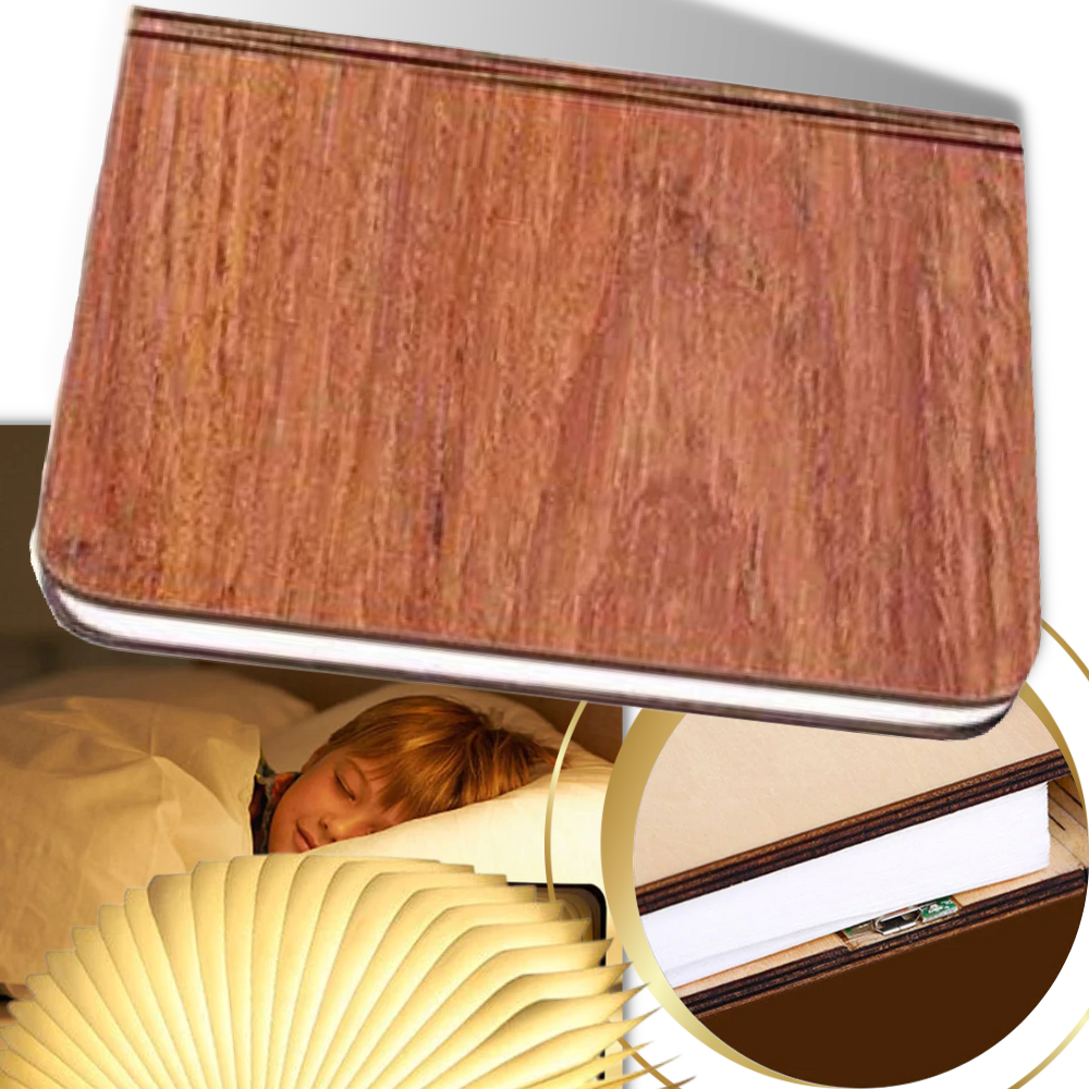 Rechargeable Wooden Reading Lamp -