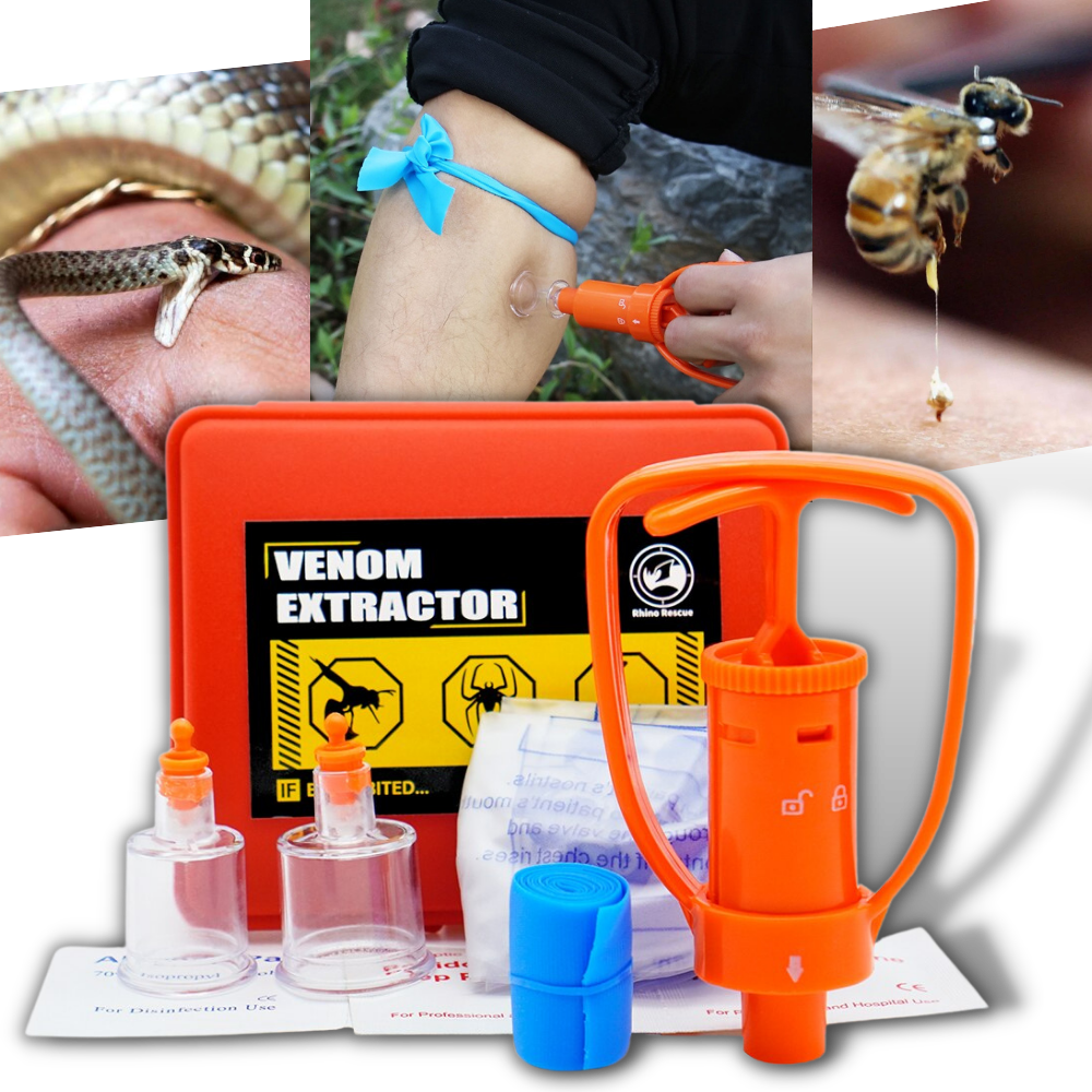 Emergency Venom Extractor Kit -