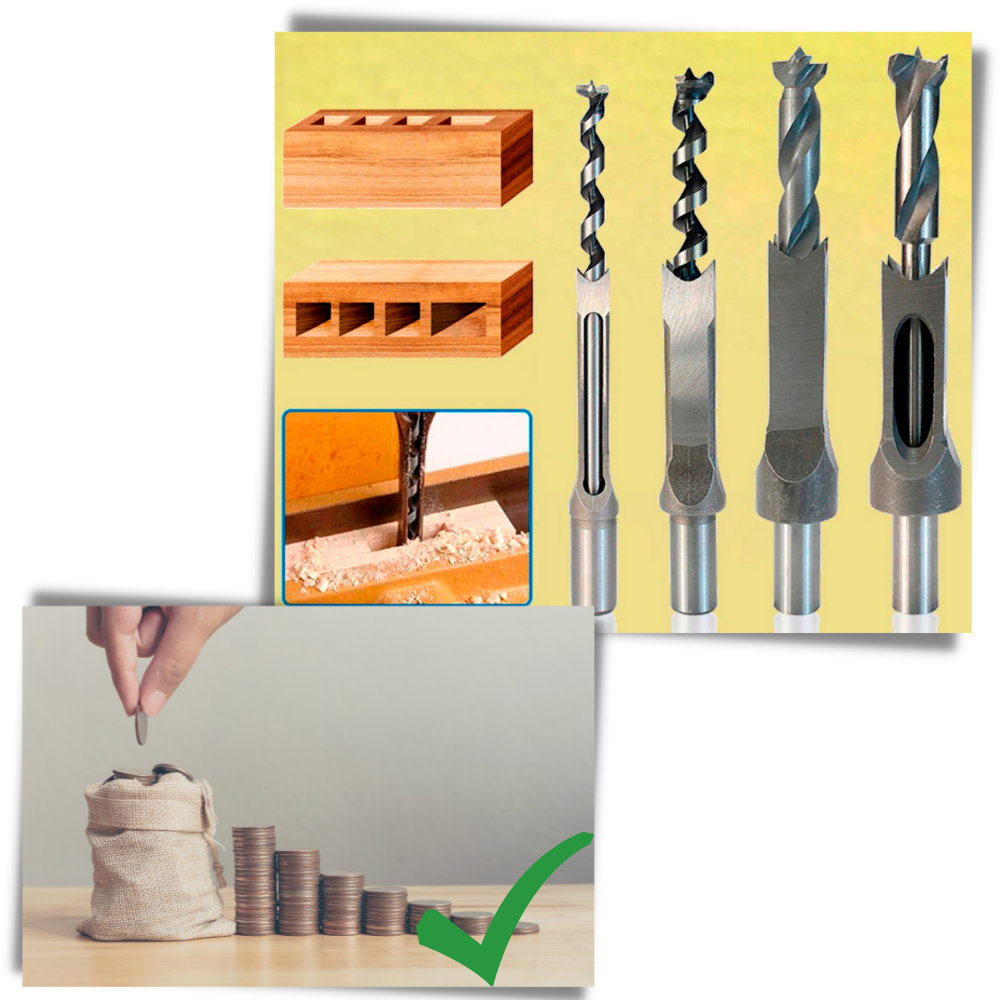 Chisel Drill Bit Set Chisel Drill Tool Square Chisel Bit Tool
