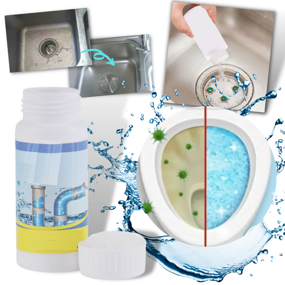 Foam Cleaning Powder Sink Drain Cleaner Pipe Dredging Toilet Kitchen Sewer