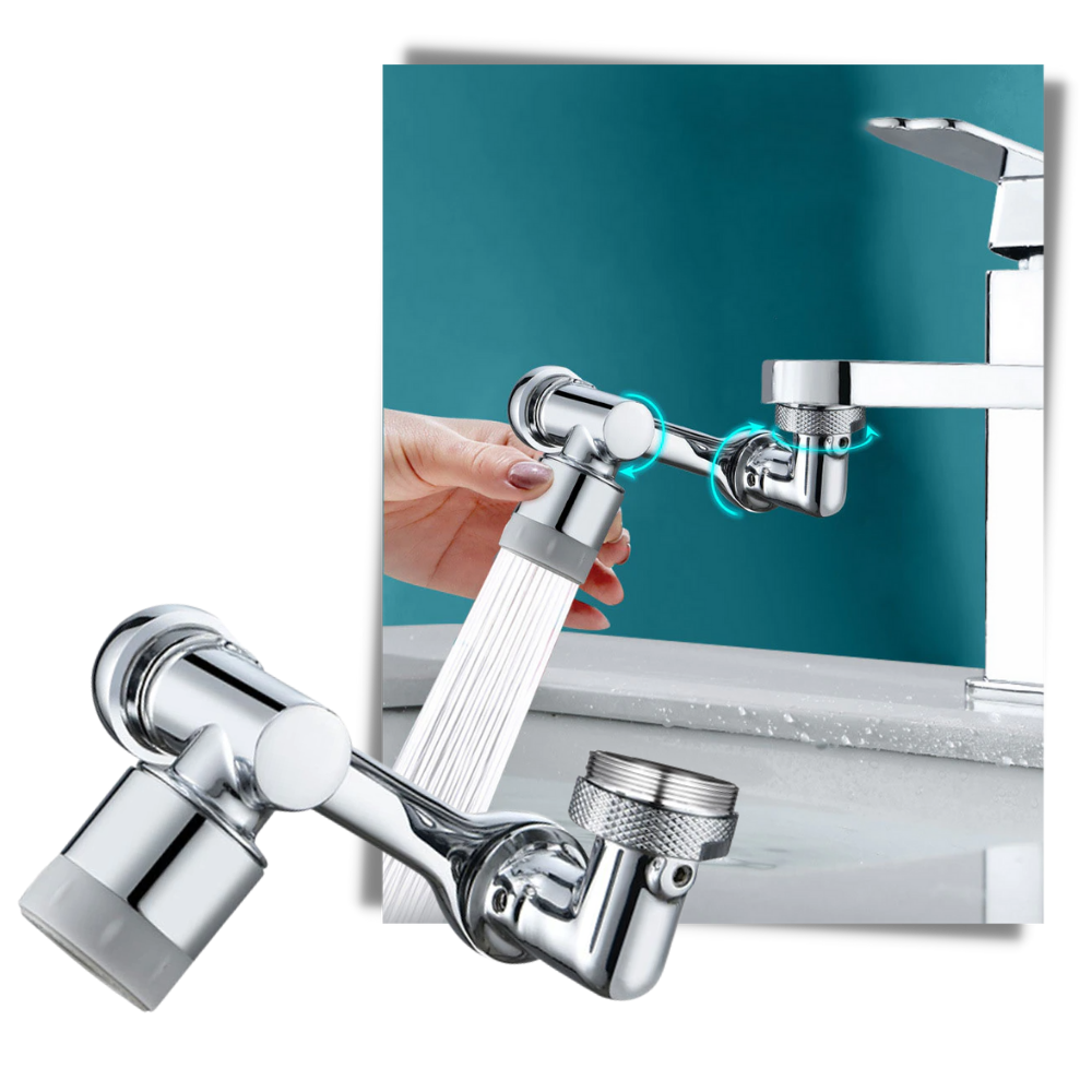 Anti-splash Rotating Water Faucet Extender