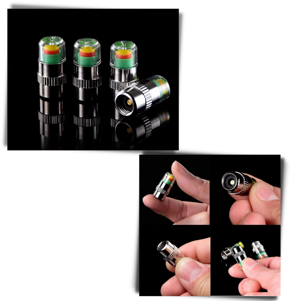 Pack of 4 Car Tire Pressure Sensors