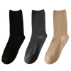 3 Pairs Ribbed Cotton Socks for Women