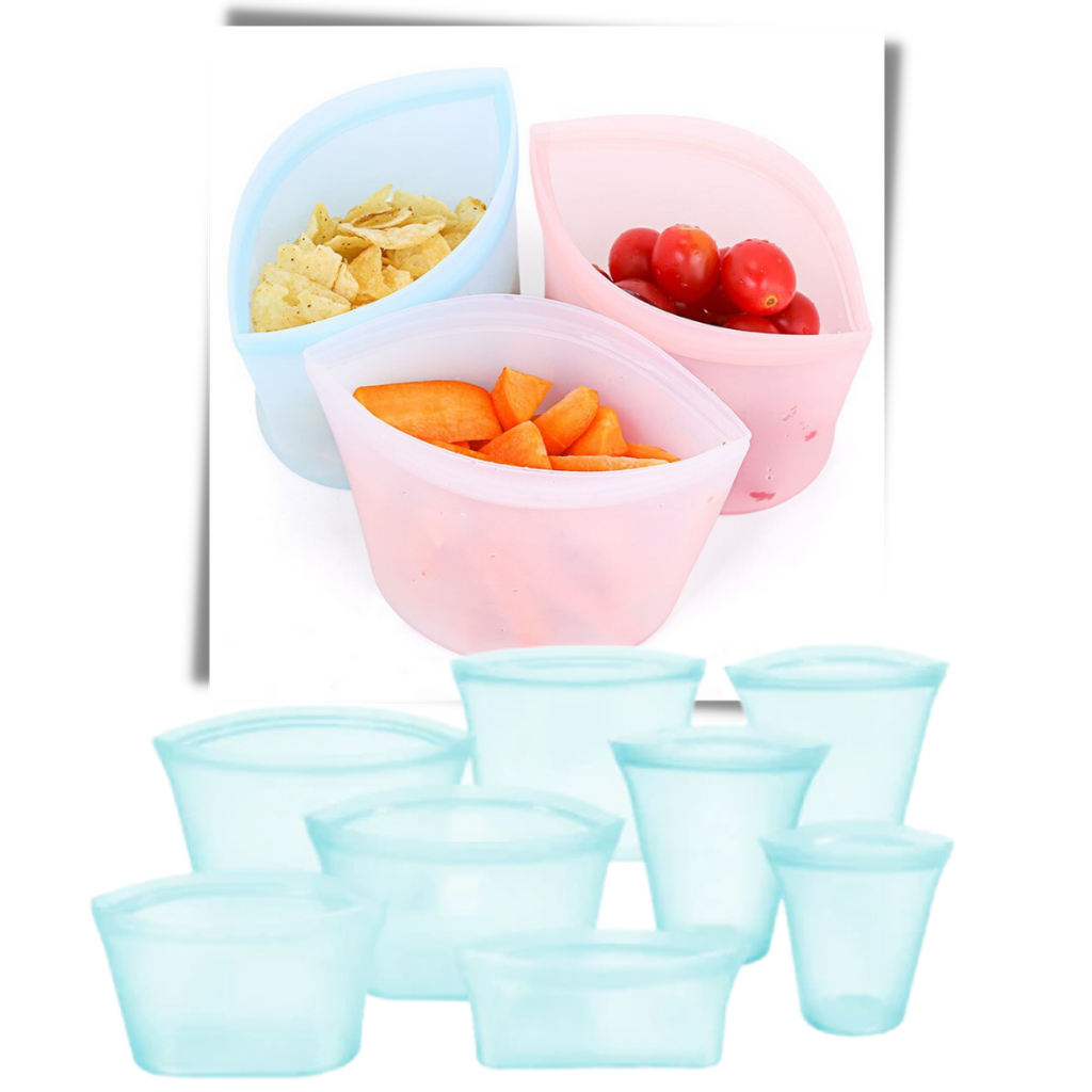 Reusable clearance zip containers