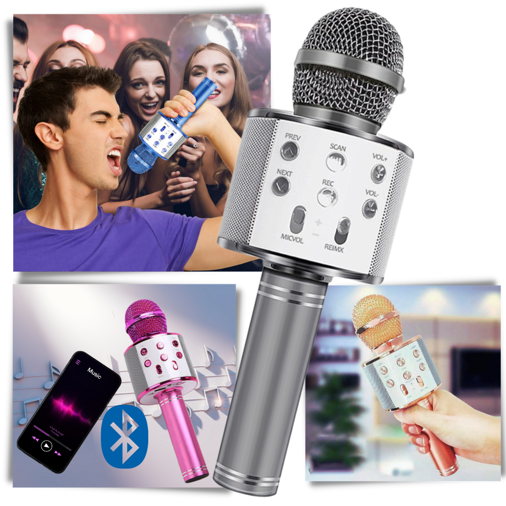 Wireless Bluetooth Karaoke Microphone - Ozerty