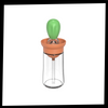 Oil Glass Bottle with Brush
