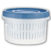 Stackable Food Container with Drainer -