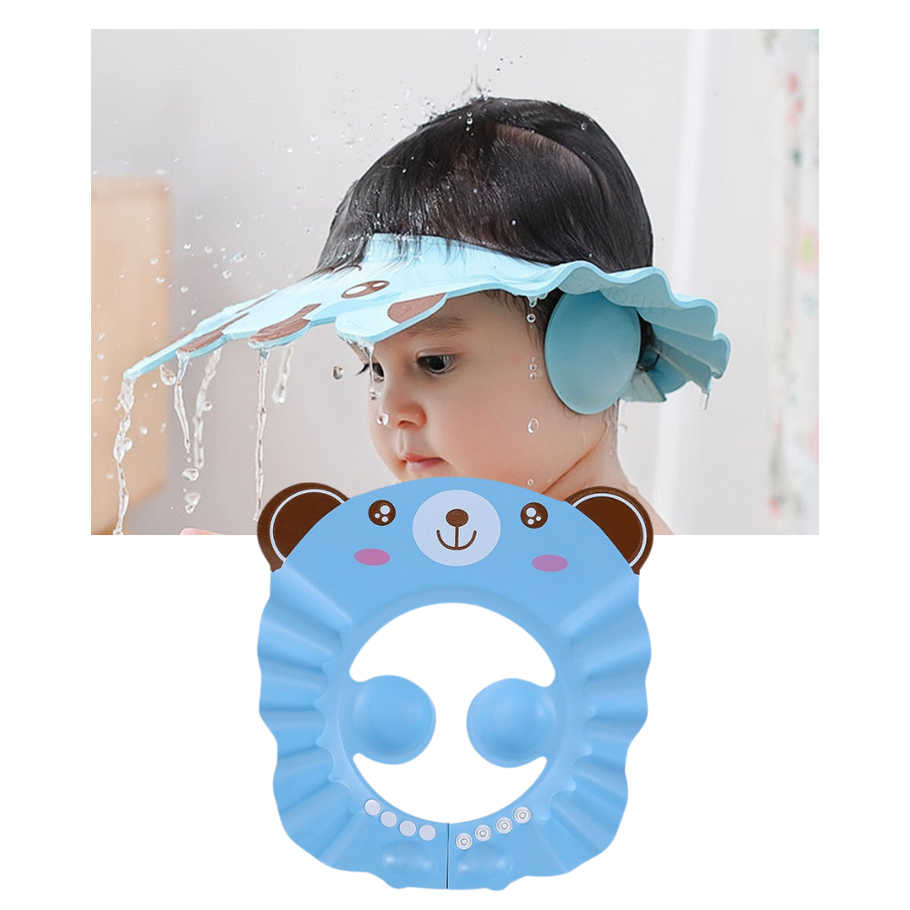 Shower Cap & Ear Protectors for Kids