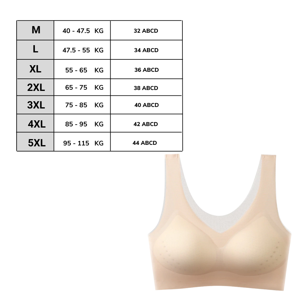 Buy UIECOE Ice Silk Seamless Bras for Lingeires Brasier Mujer Wire